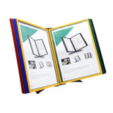 Easy-Load Desktop Reference & Display System – 10 Assorted Pockets, Letter-Size