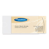 Side-Opening Self-Adhesive Business Card Pockets