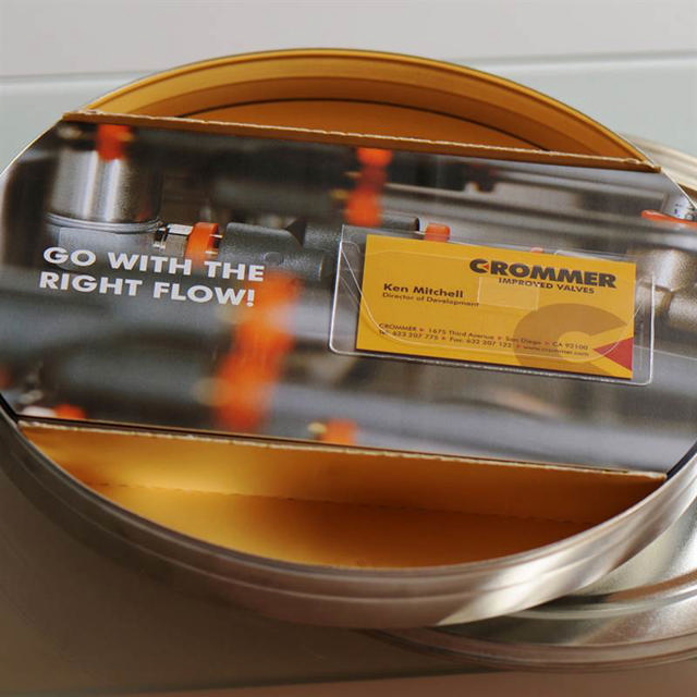 Self-Adhesive Business Card Pockets with Flap