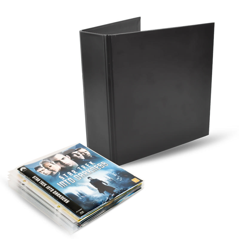 Blu-Ray Bundle - 50 Blu-Ray Sleeves + 2 Two-Ring Binders
