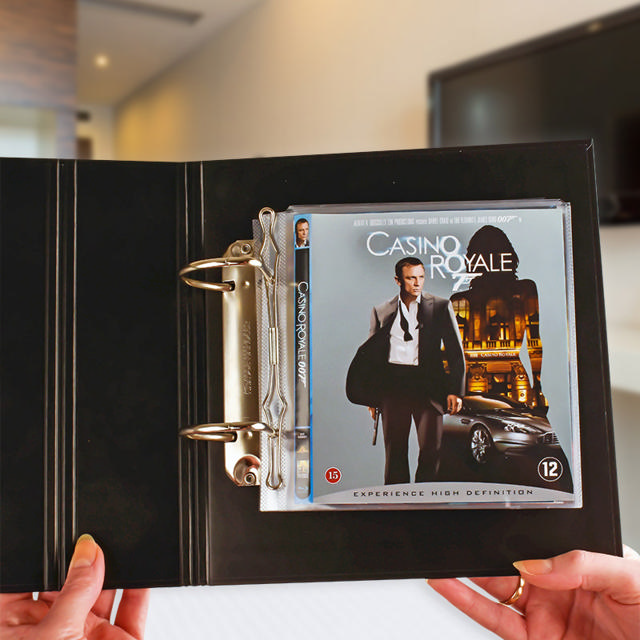 Blu-Ray Bundle - 50 Blu-Ray Sleeves + 2 Two-Ring Binders