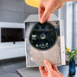 DVD Bundle - 50 Double DVD Sleeves with Felt + 2 Two-Ring Binders