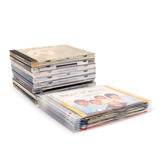 CD Bundle - 100 Single CD Sleeves + 4 Two-Ring Binders