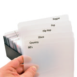 CD Dividers with Labels with Pre-printed Film Genres