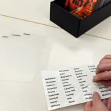 DVD Dividers with Labels with Pre-printed Film Genres