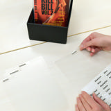 DVD Dividers with Labels with Pre-printed Film Genres