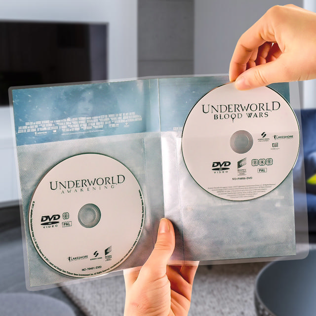 Double DVD sleeves with Felt