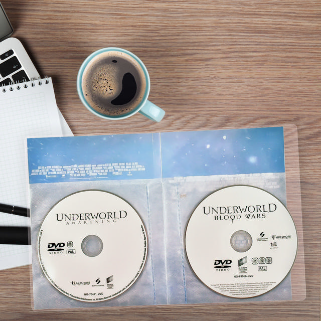 Double DVD sleeves with Felt