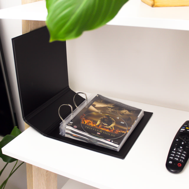 DVD Sleeves with Binder Holes for DVD Storage