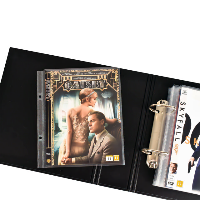 DVD Sleeves with Binder Holes for DVD Storage