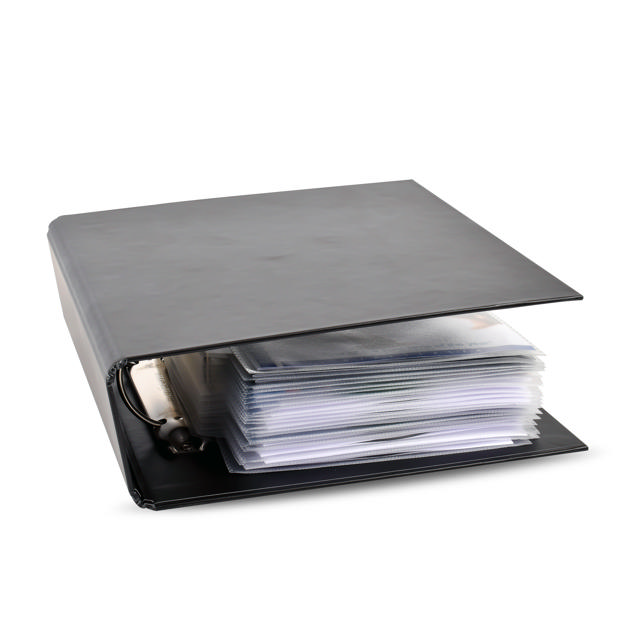 2-Ring Binder for CD/Blu-Ray/DVD Storage Sleeves