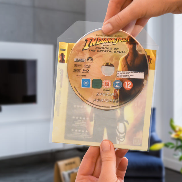 Single / Double Blu-Ray Sleeves with Felt