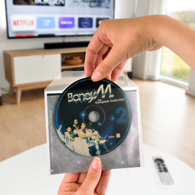 Double CD Sleeves with Felt