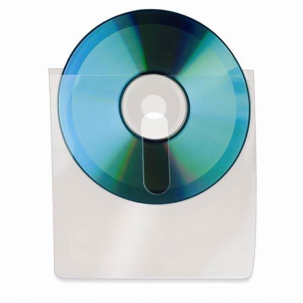 Self-adhesive CD Pocket with Finger Hole