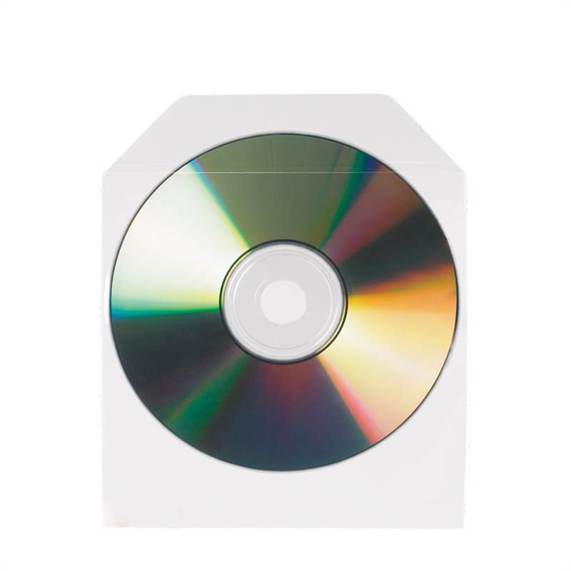 Non-adhesive CD ROM Pocket with Flap