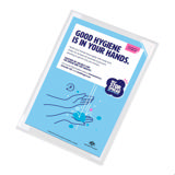 Kang Easy Clic Antimicrobial Signage Pockets Repositionable Adhesive, A4 Size