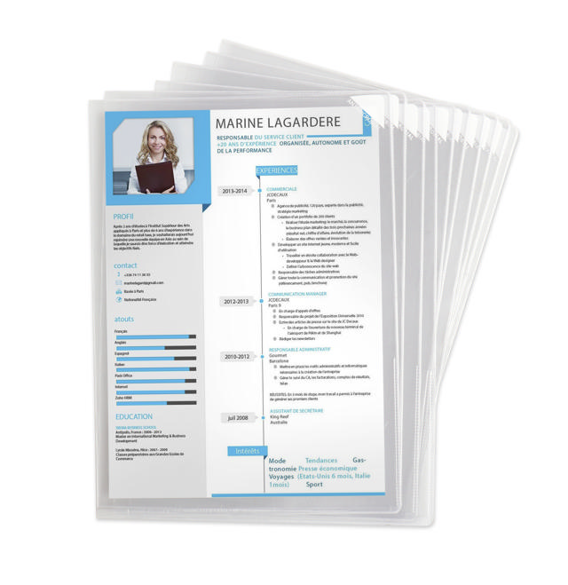 Kang Antimicrobial Self-Adhesive Signage Pockets, Repositionable, A4 Size