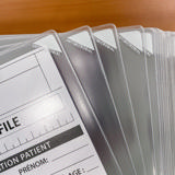 Kang Antimicrobial Self-Adhesive Signage Pockets, Repositionable, A4 Size