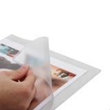 Kang Antimicrobial Self-Adhesive Signage Pockets, Repositionable, A4 Size