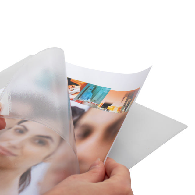 Kang Antimicrobial Self-Adhesive Signage Pockets, Repositionable, A4 Size