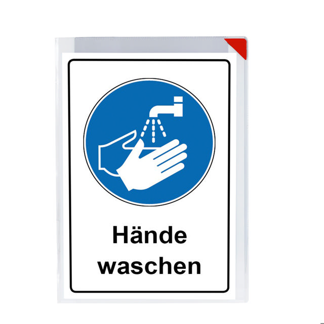 Kang Easy Clic Subzero Signage Pockets, Permanent Adhesive, A4 Size