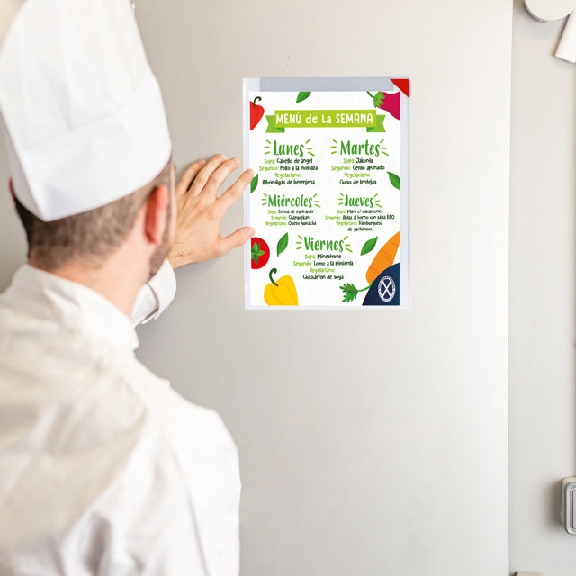 Kang Easy Clic Subzero Signage Pockets, Permanent Adhesive, A4 Size