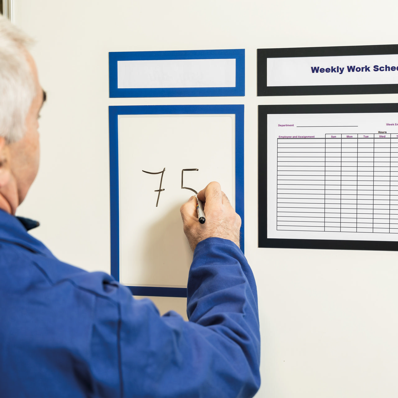 Magneto Pro Headers - Magnetic - A5 Long/A4 Short - Blue