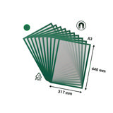 Magneto Pro Magnetic Display Frames - A3 Size - Green