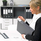 Self-adhesive Label Holders, 1'' x 3'