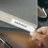 Self-adhesive Label Holders, 1'' x 3'