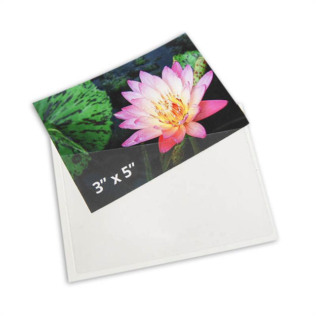 Self-adhesive Poly Pocket, Top Opening, 3'' x 5'' 