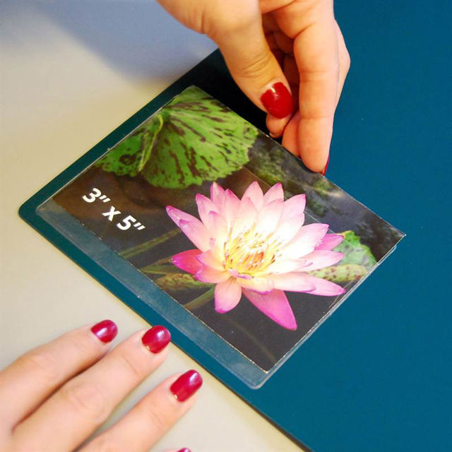 Self-adhesive Poly Pocket, Top Opening, 3'' x 5'' 