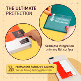 Self-adhesive Poly Pocket, Top Opening, 4'' x 6'' 