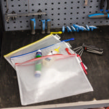 Zipper Storage Bags - A4 Size - Blue