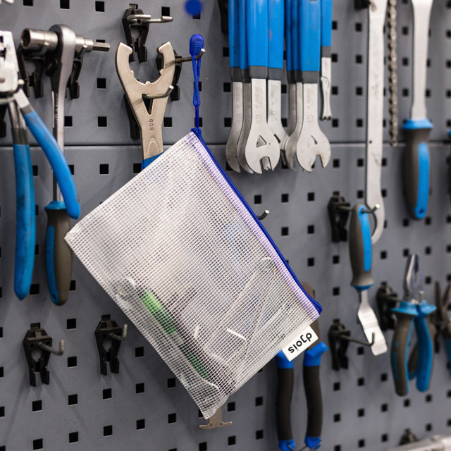 Zipper Storage Bags - A4 Size - Blue