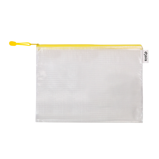 Zipper Storage Bags - A4 Size - Yellow
