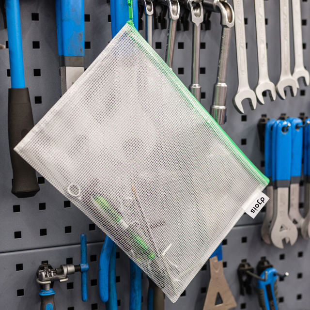 Zipper Storage Bags - A4 Size - Green