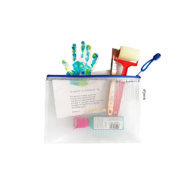 Zipper Storage Bags - A5 Size - Blue