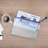 Zipper Storage Bags - A5 Size - Blue