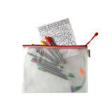 Zipper Storage Bags - A5 - Red