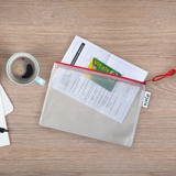 Zipper Storage Bags - A5 - Red