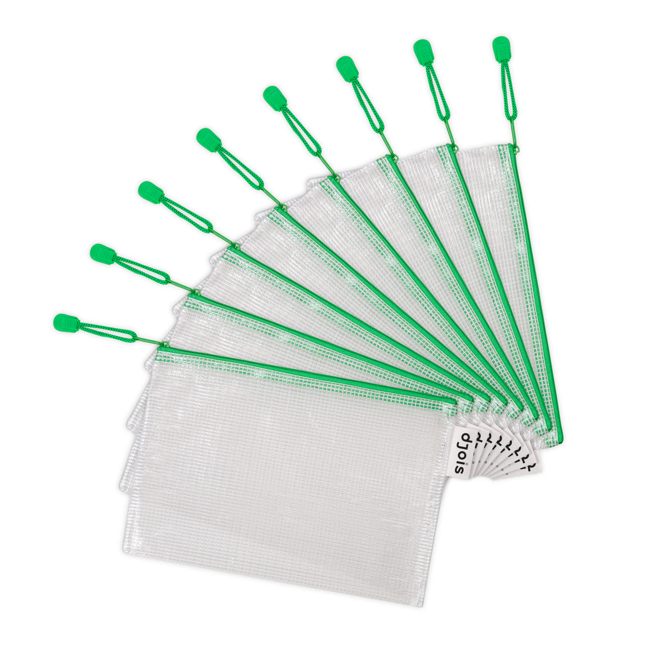 Zipper Storage Bag - A5 Size - Green