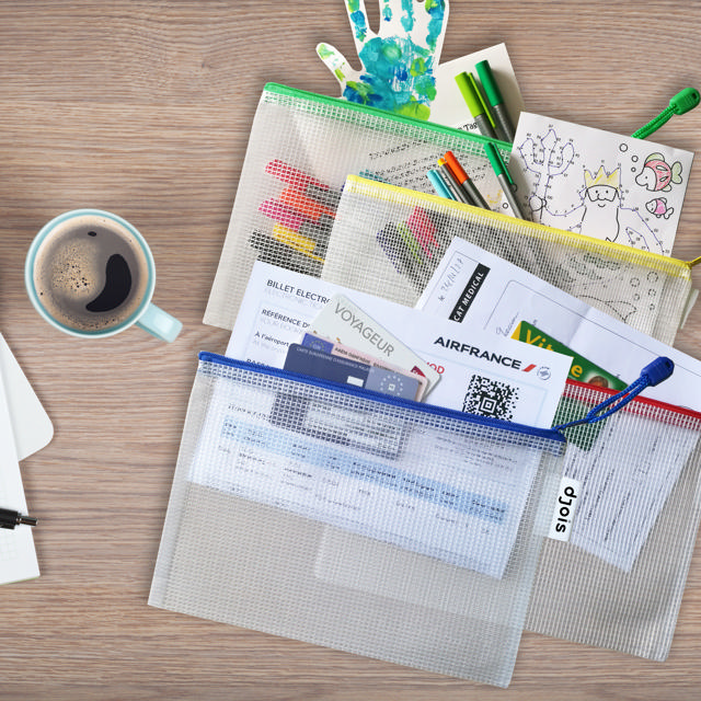 Zipper Storage Bags - A5 - Assorted