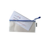 Zipper Storage Bags - Checkbook Size - Blue