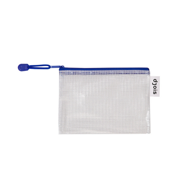 Zipper Storage Bags, A6, Blue