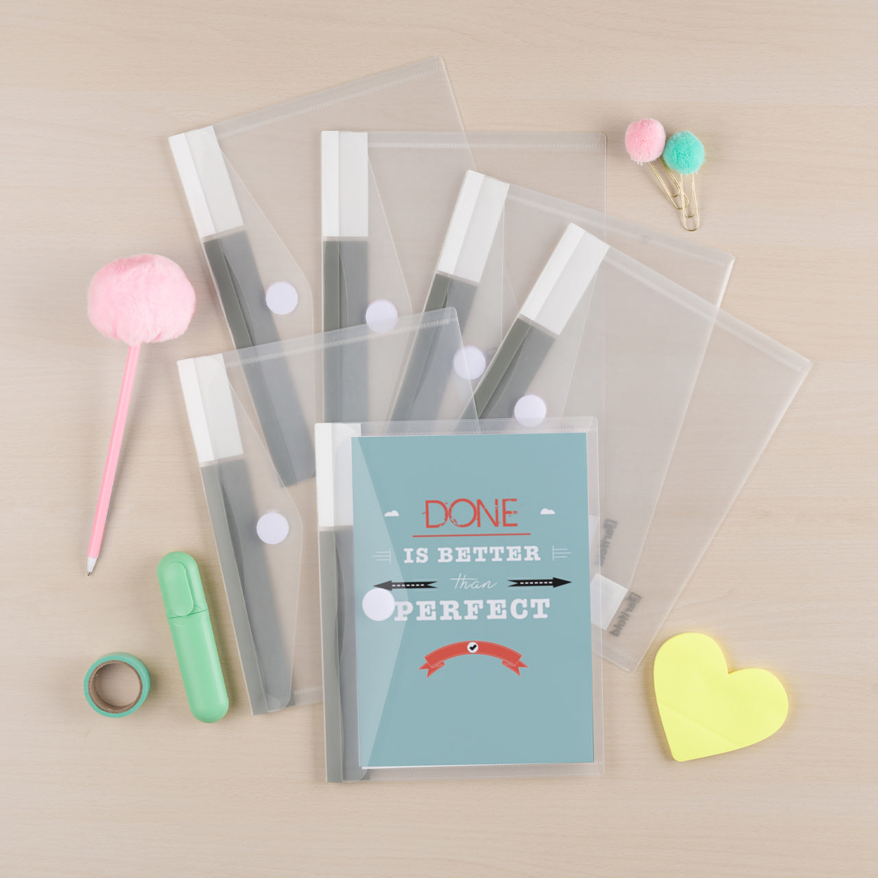 Color Collection Folders - A5 Size 