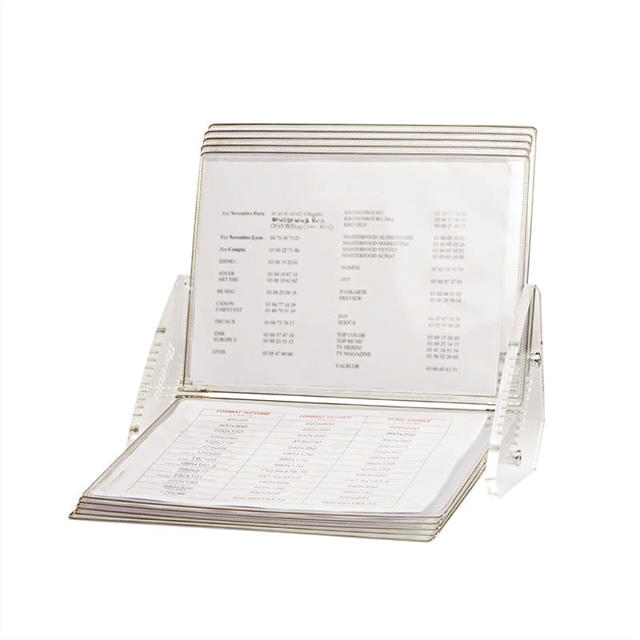 Tarifold Crystal Desktop Reference System - 20 Pockets