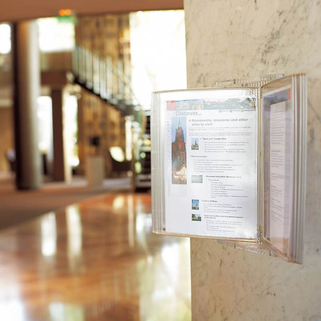 Tarifold Crystal Desktop Reference System - 20 Pockets