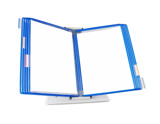 Tarifold Desktop Reference & Display System - 10 Blue Pockets, Letter-Size