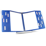 Tarifold Desktop Reference & Display System - 30 Blue Pockets, Letter-Size